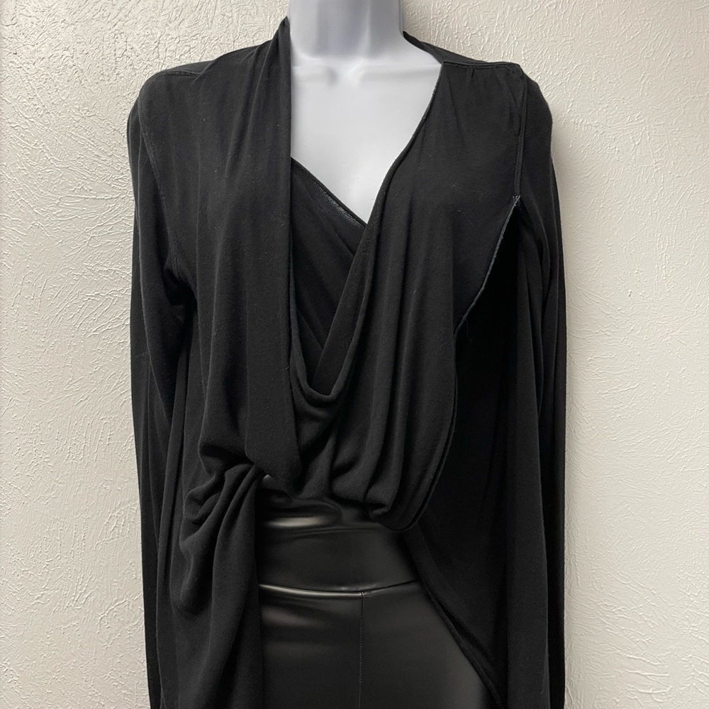 Hard tail black cross front sweater size XS